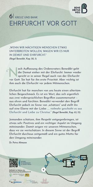 sechste Station des Benediktuswegs