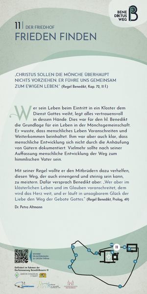 elfte Station des Benediktuswegs