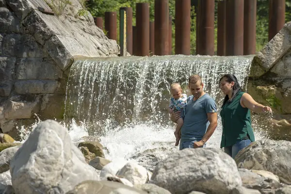 Lainbach bei Benediktbeuern Wildbachverbauung am Lainbach