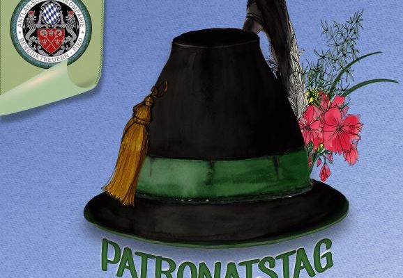 Trachtenhut-Logo des Patronatstages 2025