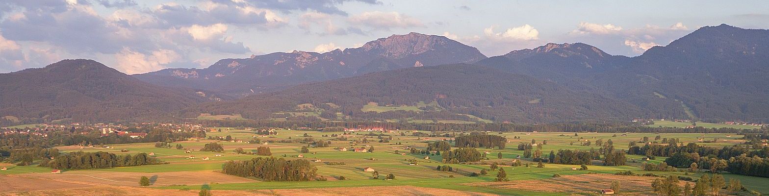 Luftaufnahme Moor bis Benediktenwand