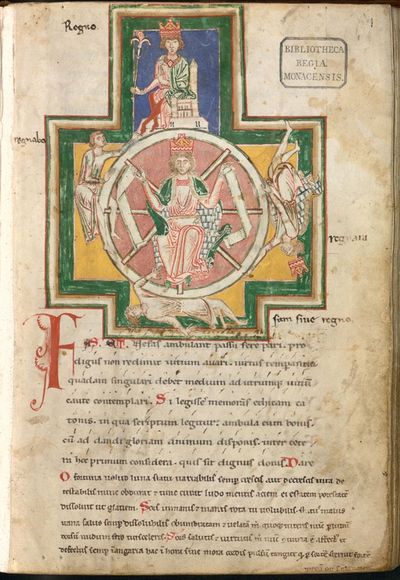 Carmina Burana Schicksalsrad Textblatt der Carmina Burana