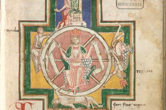 Handschriftlicher Text der Carmina Burana