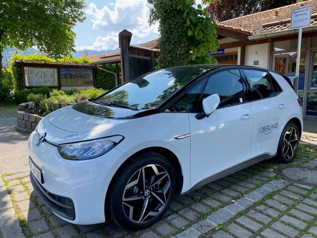 E-Carsharingfahrzeug in Benediktbeuern