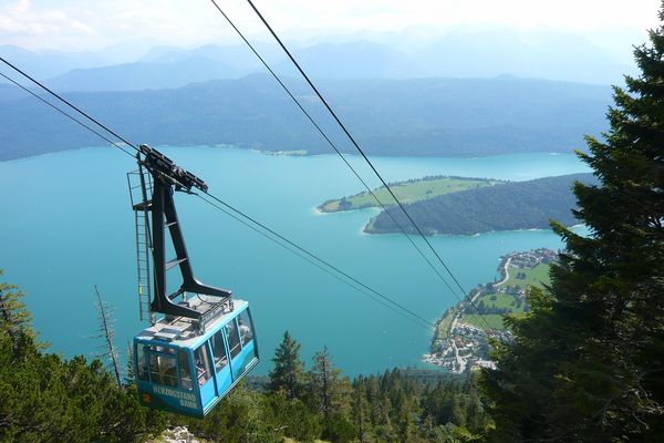 Herzogstandbahn Kabinenbahn auf den Herzogstand