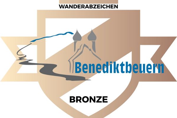 Wanderabzeichen Benediktbeuern in Bronze