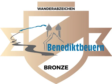 Wanderabzeichen Benediktbeuern in Bronze