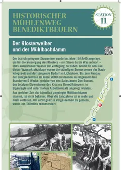 Tafel 11. Station des Mühlenwegs
