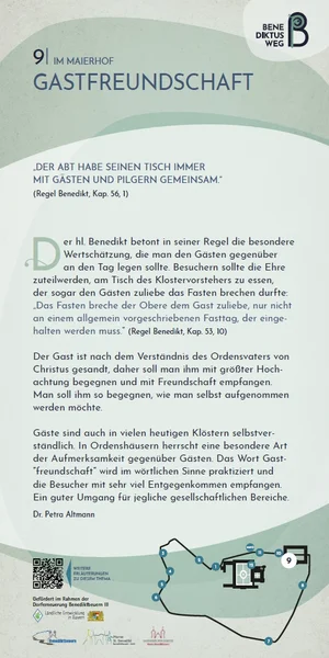 neunte Station des Benediktuswegs