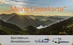 Benediktbeurer Gästekarte Ermäßigungen bei Vorlage der Gästekarte