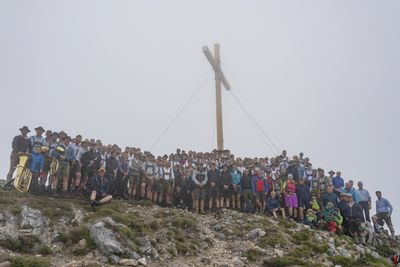 Benediktenwandkreuz Gruppenbild