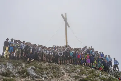 Benediktenwandkreuz Gruppenbild