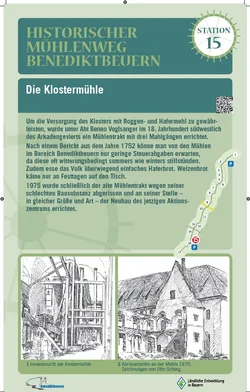 Tafel 15. Station des Mühlenwegs