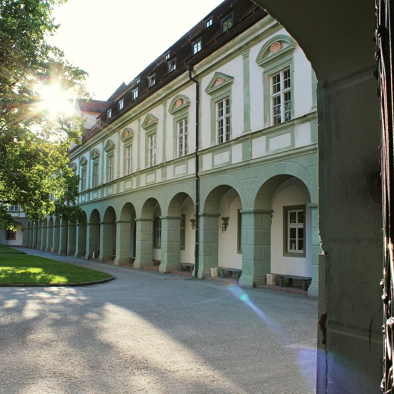 Abendstimmung im Klosterhof