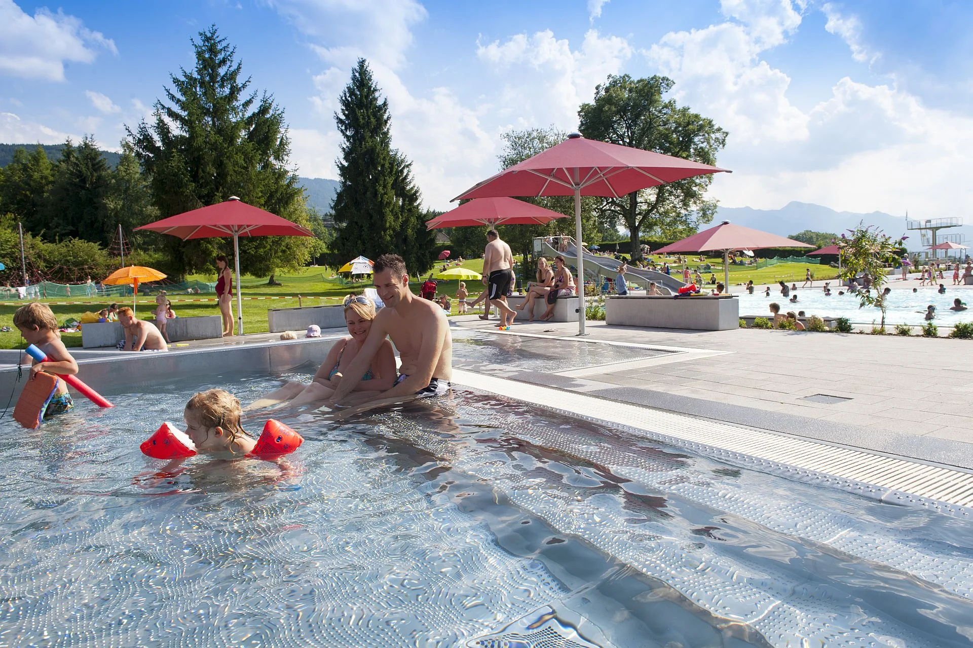 family at Alpenwarmbad
