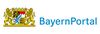 Bayerisches Wappen mit Schriftzug Bayernportal