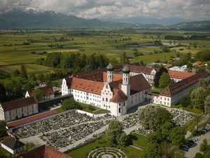 Kloster Benediktbeuern von oben