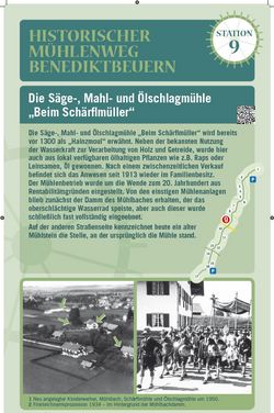 Tafel 9. Station des Mühlenwegs