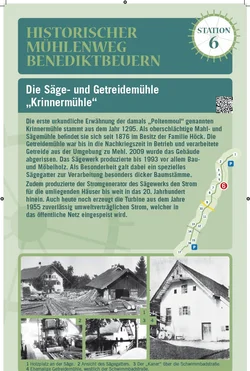 Tafel 6. Station des Mühlenwegs